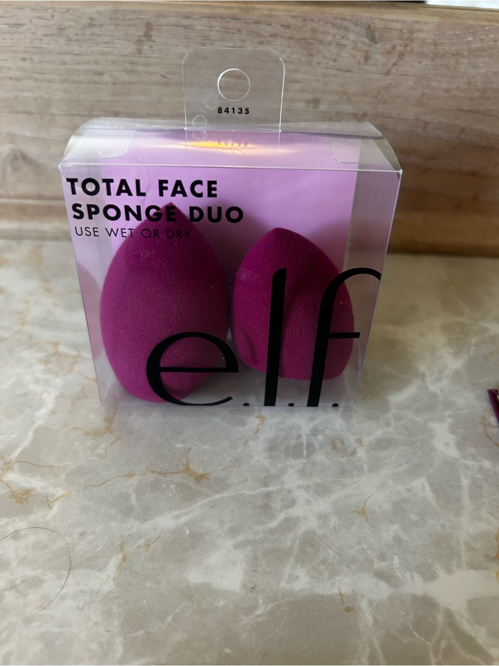 e.l.f. Total Face Sponge Duo - Magenta